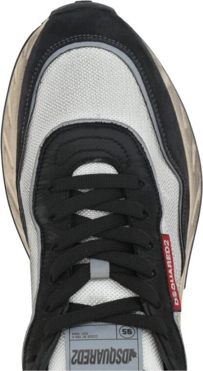 Dsquared2 Zwarte Sneakers voor Mannen Black Heren