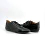 Duca di Morrone Bruin Leren Veterschoenen Black Heren - Thumbnail 2