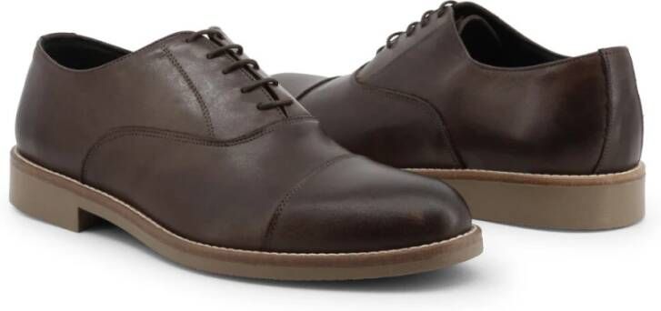 Duca di Morrone Bruin leren veterschoenen lente zomer heren Brown Heren