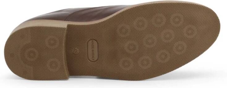 Duca di Morrone Bruin leren veterschoenen lente zomer heren Brown Heren