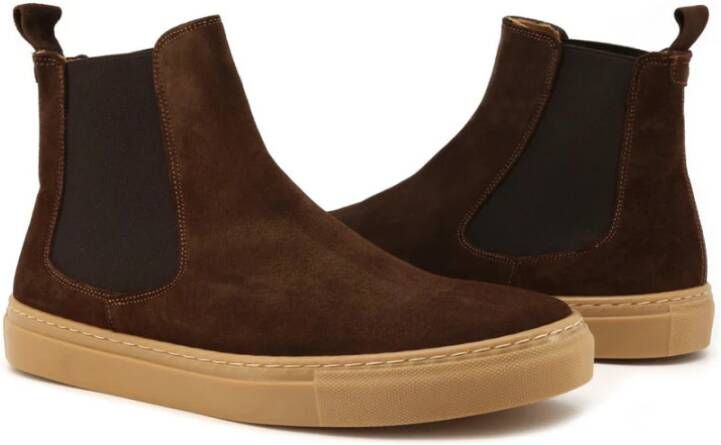 Duca di Morrone Chelsea Boots Bruin Heren