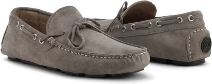 Duca di Morrone Edoardo Suede Taupe Loafers Brown Heren