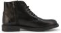 Duca di Morrone Men's Ankle Boots Zwart Heren - Thumbnail 3