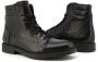 Duca di Morrone Men's Ankle Boots Zwart Heren - Thumbnail 2