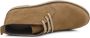 Duca di Morrone Suede Beige Veterschoenen Lente Zomer Brown Heren - Thumbnail 4