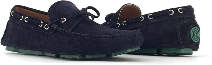 Duca di Morrone Leren Schoudertas met Ritssluiting Black Heren