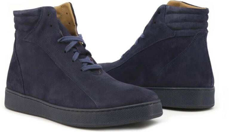 Duca di Morrone Men's Ankle Boots Blauw Heren