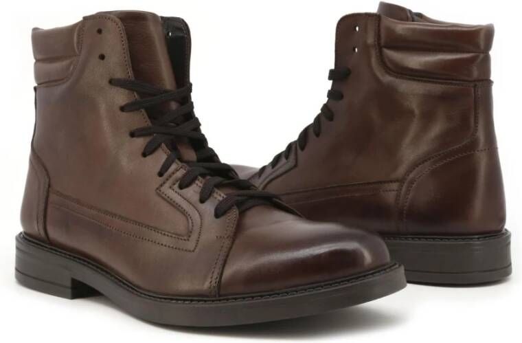 Duca di Morrone Men's Ankle Boots Bruin Heren