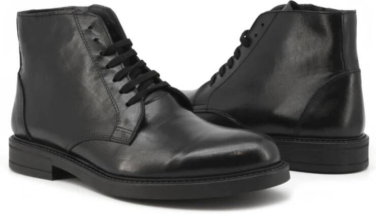 Duca di Morrone Men's Ankle Boots Zwart Heren