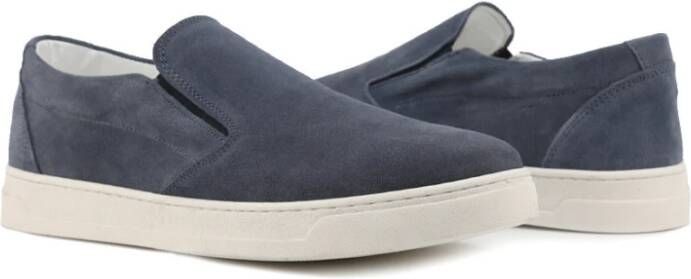 Duca di Morrone Sailor Shoes Blue Heren