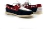 Duca di Morrone Santiago Suède Mocassins Rood Blauw Blue Heren - Thumbnail 2