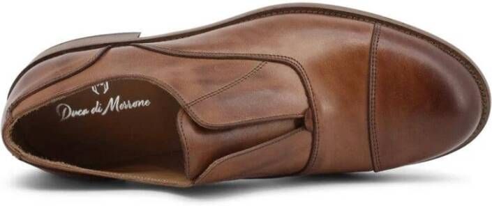 Duca di Morrone Stijlvolle Leren Business Schoenen Brown Heren