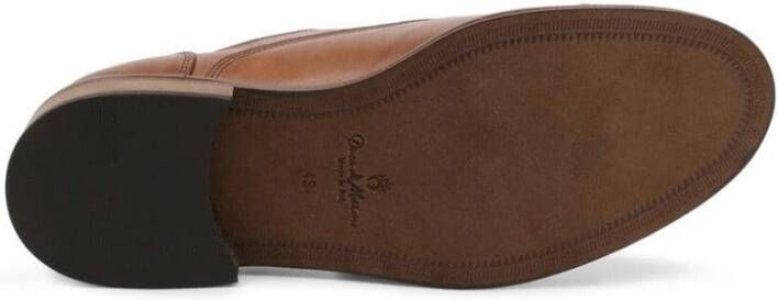 Duca di Morrone Stijlvolle Leren Business Schoenen Brown Heren