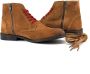 Duca di Morrone Suede Lichtbruine Herenlaarzen Brown Heren - Thumbnail 4