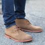 Duca di Morrone Suède Veterschoenen Herfst Winter Mannen Brown Heren - Thumbnail 4