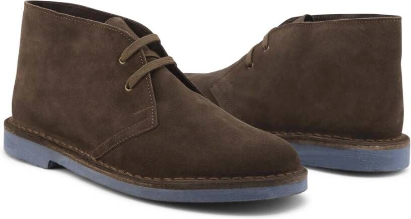 Duca di Morrone Yari Suède Veterschoenen Bruin Brown Heren