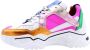 DWRS LABEL Pluto multi | white multi Wit Leer Lage sneakers Dames - Thumbnail 12