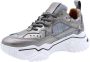 DWRS Pluto chunky leren sneakers grijs - Thumbnail 7