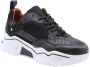 Dwrs Dames Sneakers Pluto Denim Black Zwart - Thumbnail 3