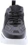 Dwrs Dames Sneakers Pluto Denim Black Zwart - Thumbnail 5