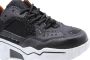 Dwrs Dames Sneakers Pluto Denim Black Zwart - Thumbnail 8