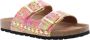 DWRS LABEL Malibu leren slippers Beige Leer Slippers met gesp Dames - Thumbnail 9