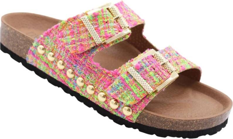 Dwrs Chique zomerslippers voor vrouwen Multicolor Dames