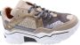 DWRS LABEL Pluto terry Beige Smoke Beige Leer Lage sneakers Dames - Thumbnail 9