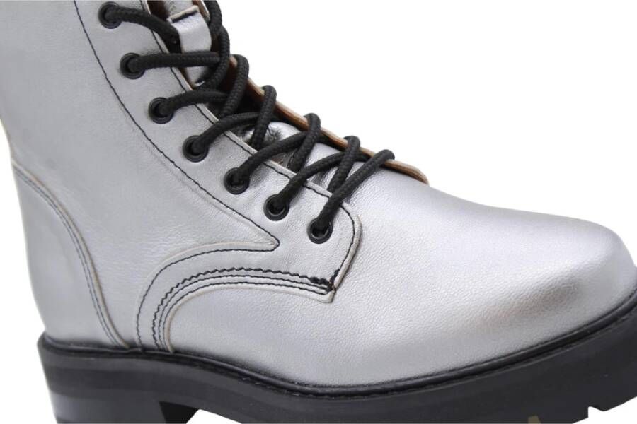 Dwrs Stijlvolle GIB Enkellaarzen Gray Dames