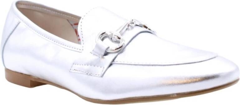 E mia Stijlvolle Moccasin Loafers voor Vrouwen Gray Dames