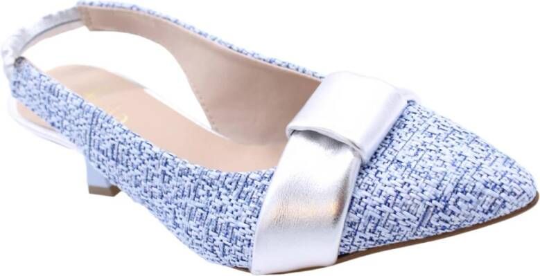 E mia Verhoog je stijl met Slingback Pumps Blue Dames