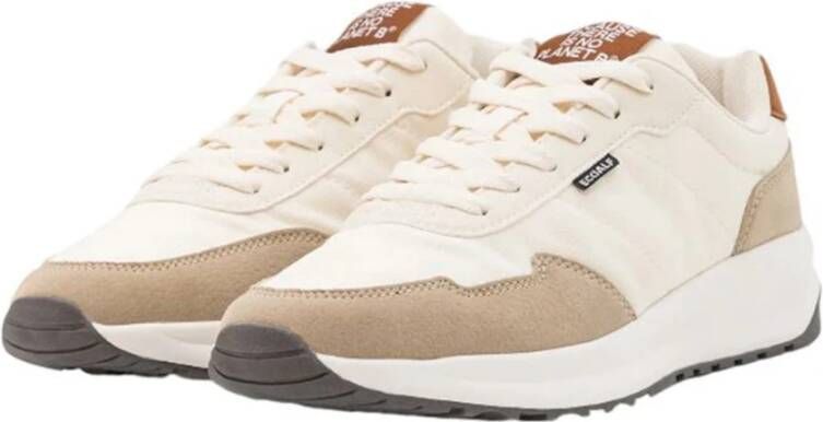 Ecoalf Beige Textiel Sportieve Sneakers voor Vrouwen Beige Dames