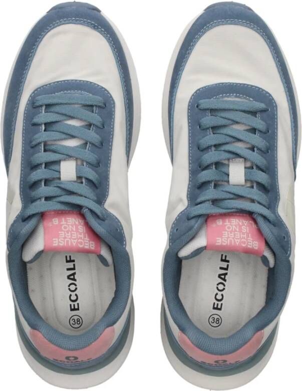 Ecoalf Blauwe Casual Textielsneakers voor Vrouwen Blue Dames