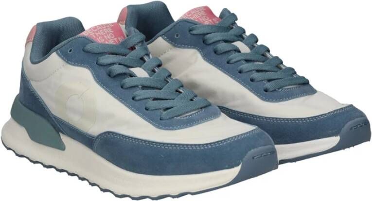 Ecoalf Blauwe Casual Textielsneakers voor Vrouwen Blue Dames