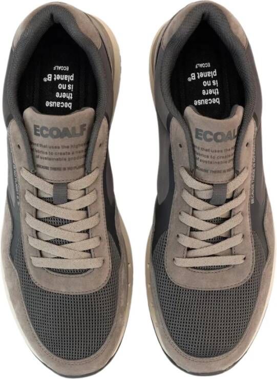 Ecoalf Donkergrijze Siciliaalf Sneakers voor Mannen Gray Heren