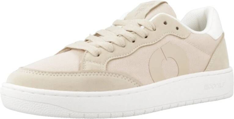 Ecoalf Stijlvolle Sneakers voor modebewuste vrouwen Beige Dames