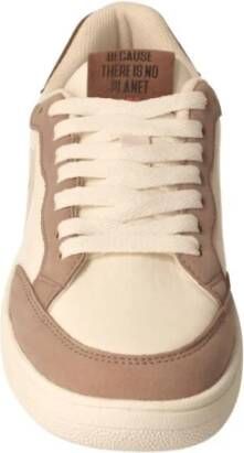 Ecoalf Vegan Sneakers Deiany Wit-Roze Beige Dames