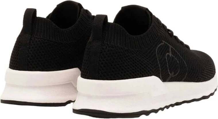 Ecoalf Zwarte Casual Textiel Sneakers met 4cm Rubberen Zool Black Heren