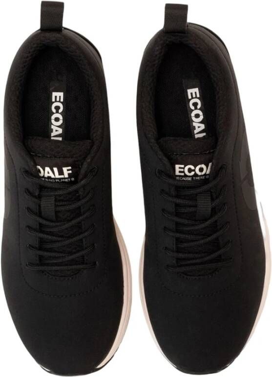 Ecoalf Zwarte Textiel Sportieve Sneakers Vrouwen Black Dames