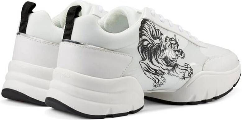 Ed Hardy Tiger Runner Sneakers White Heren