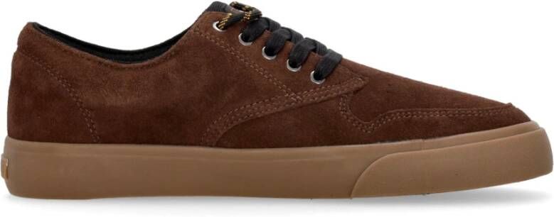 Element Kastanje Skate Schoenen met Vetersluiting Brown Heren