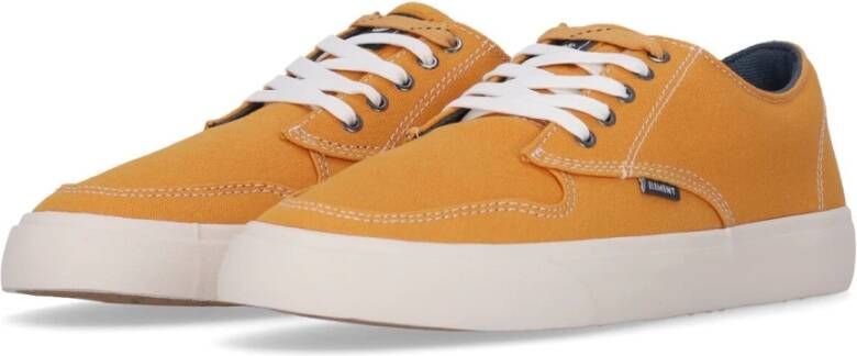 Element Nugget Skate Schoenen Vetersluiting Vulcanized Structuur Orange Heren