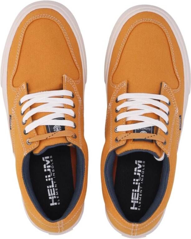 Element Nugget Skate Schoenen Vetersluiting Vulcanized Structuur Orange Heren