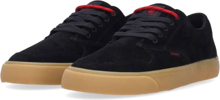 Element Skateschoenen Zwart Gum Rood Black Heren