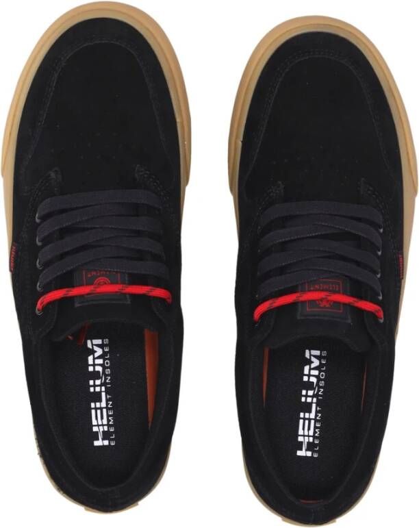 Element Skateschoenen Zwart Gum Rood Black Heren