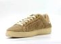 Elena Iachi Bont sneaker Kameel synthetisch bont Beige Dames - Thumbnail 4