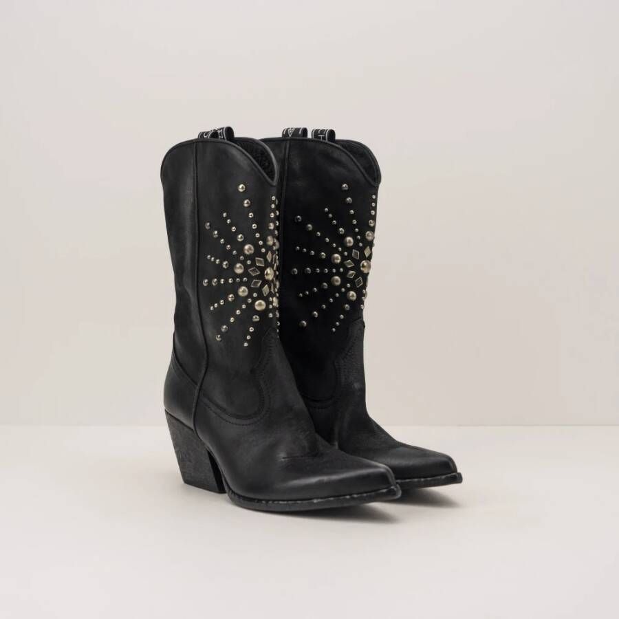 Elena Iachi Bota E3425 Stijlvolle Laarzen Black Dames