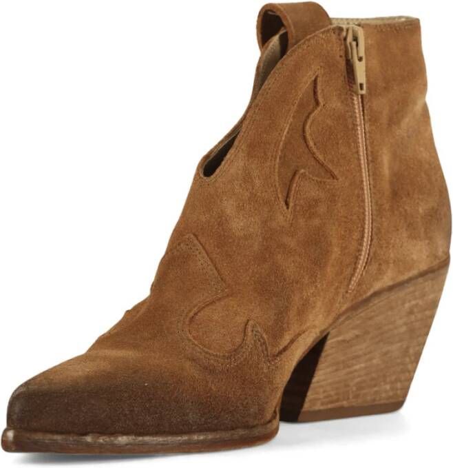 Elena Iachi Cowboy Boots Brown Dames