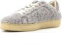 Elena Iachi Faux Fur Sneaker Smash Camel Gray Dames - Thumbnail 4