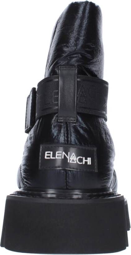 Elena Iachi Laarzen Zwart Black Dames